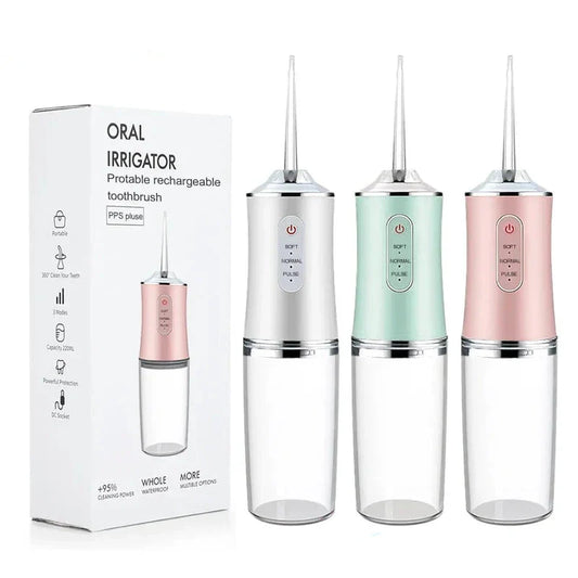 BrilhoJet – Irrigador Dental Portátil Oral