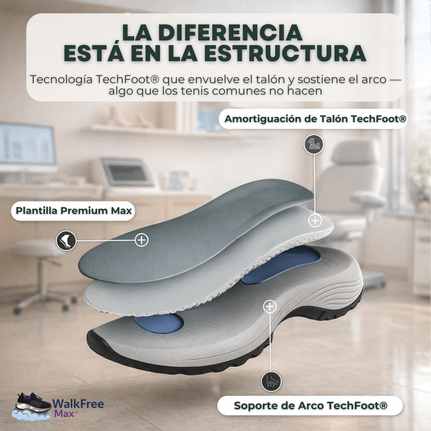 WalkFree Max Zapatilla Ortopédica