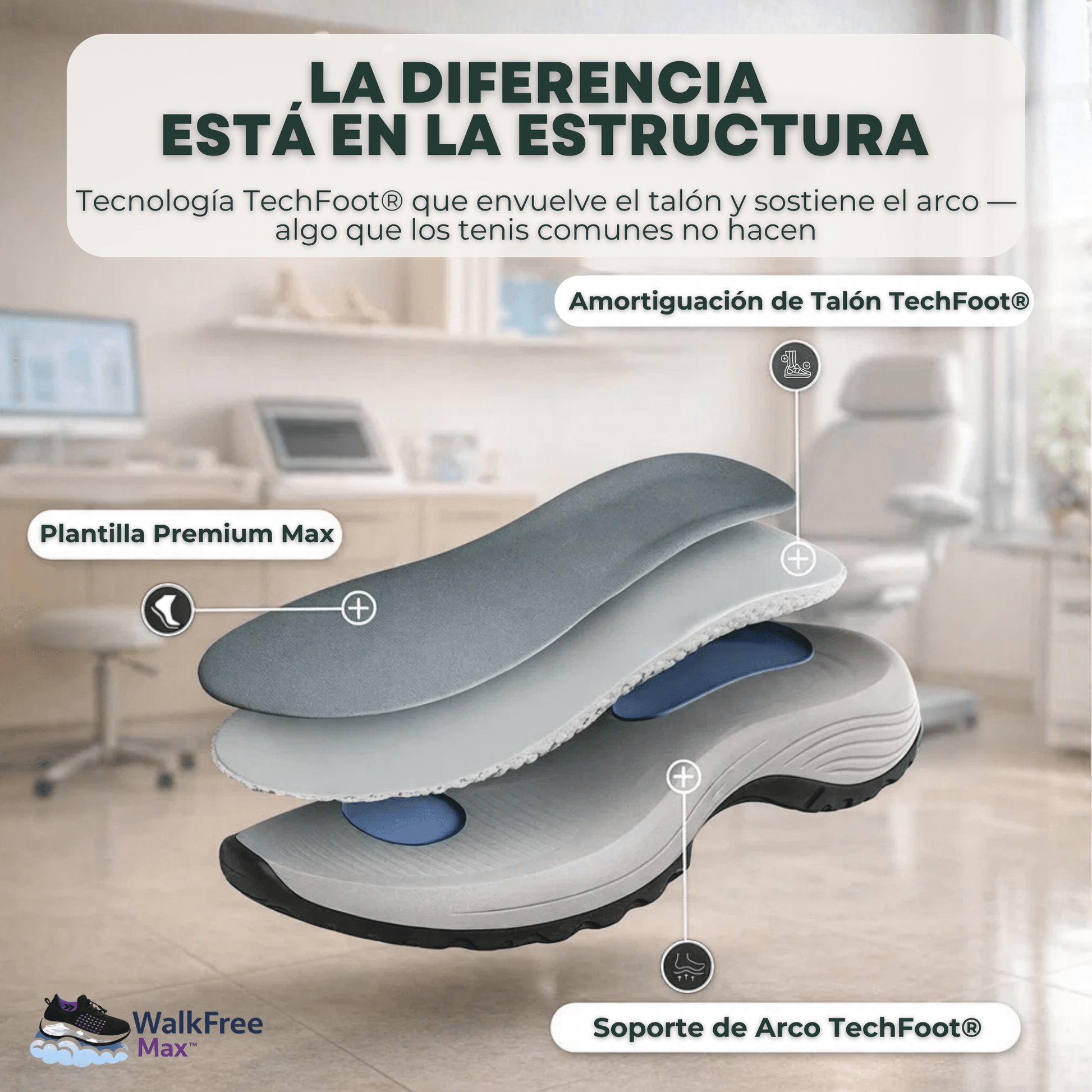 WalkFree Max Zapatilla Ortopédica