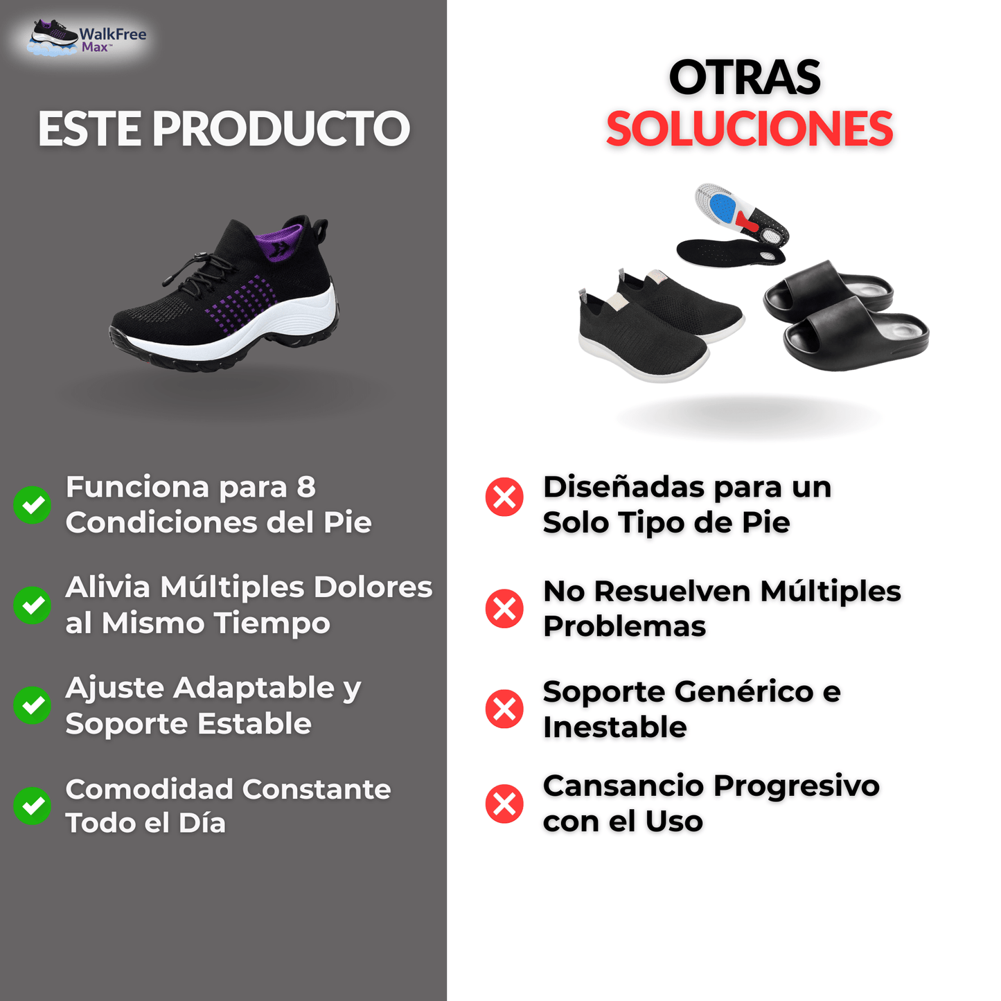 WalkFree Max Zapatilla Ortopédica
