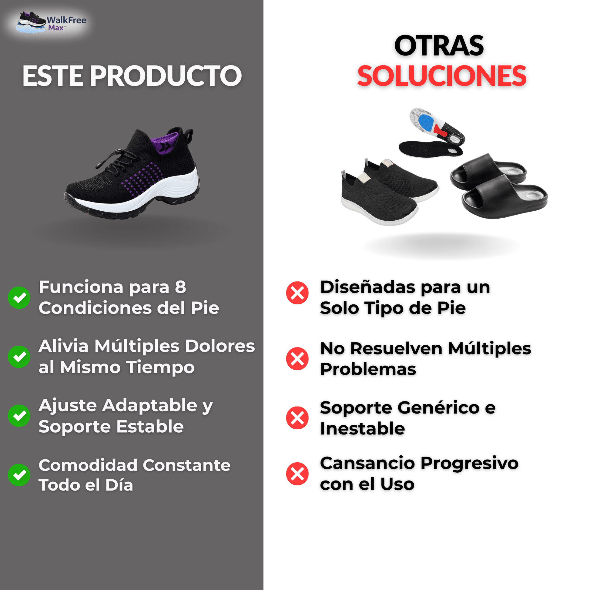 WalkFree Max Zapatilla Ortopédica